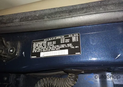 2013 Volvo Xc90 3.2 Premier Plus z USA, uszkodzony, nr VIN YV4952CZ5D1670865